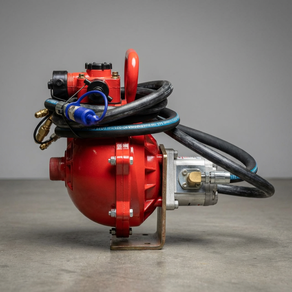 Twin Wide Hydraulic Driven Fire Fighting Pump - Image 2