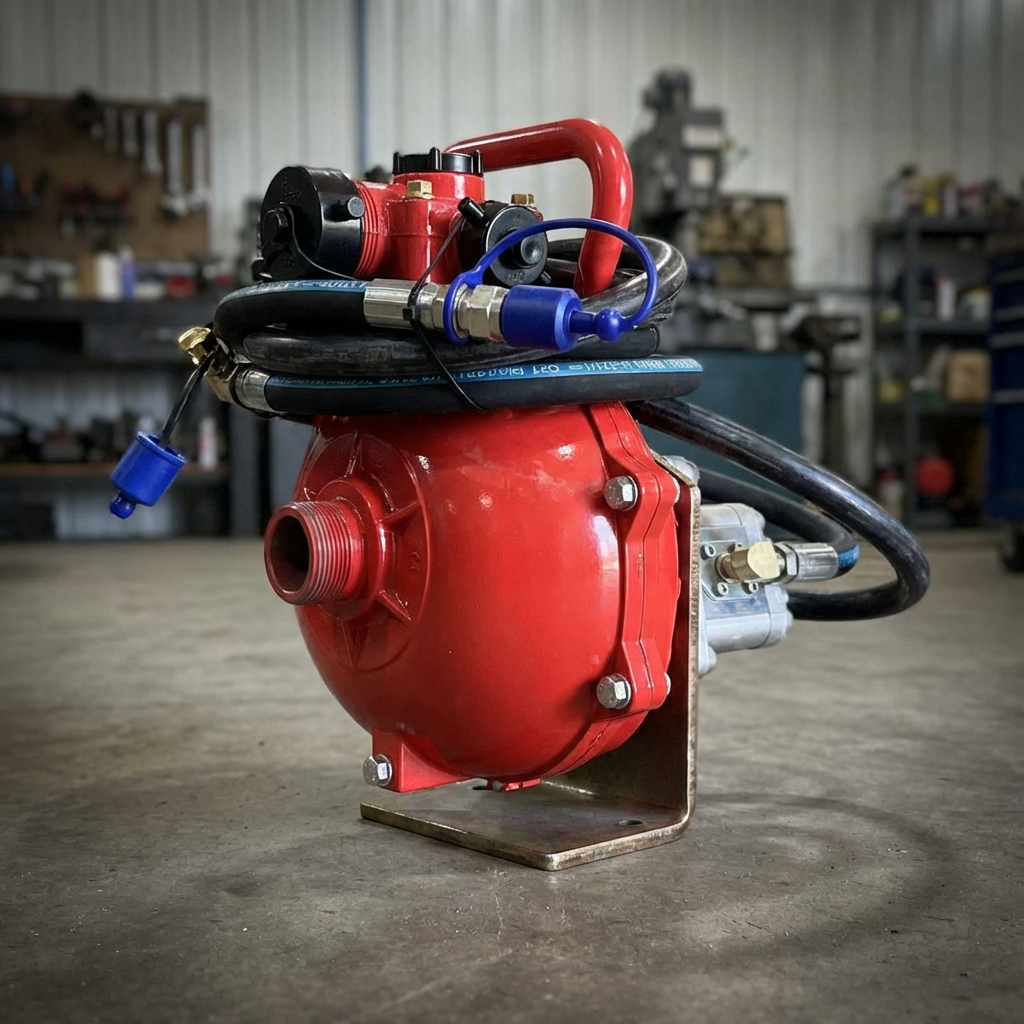 Twin Wide Hydraulic Driven Fire Fighting Pump